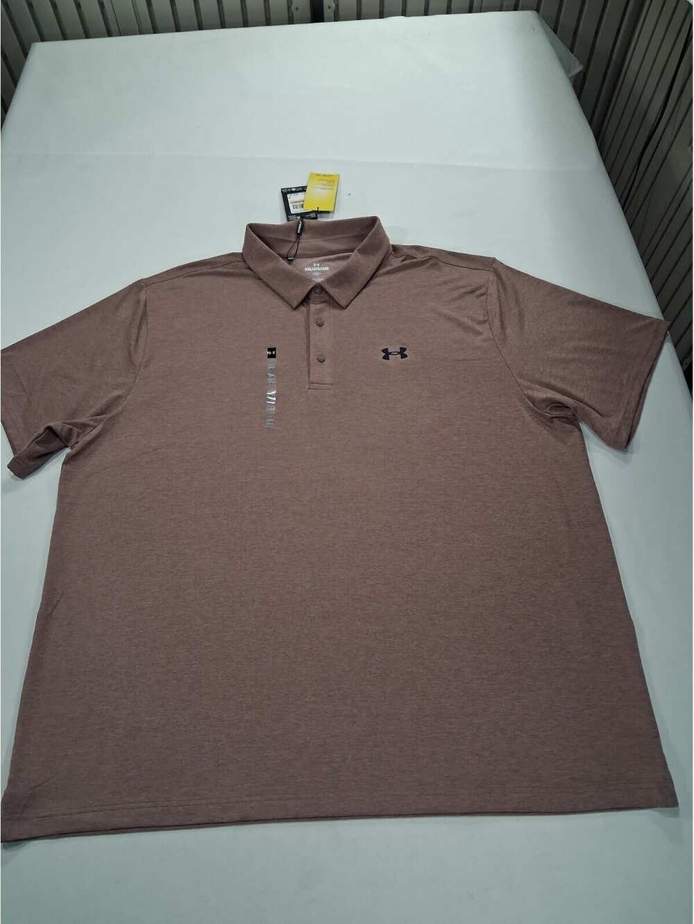 Under Armour 1378673 Men's Brown UA Playoff 3.0 Golf Polo Shirt Size 4XL
